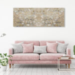 Vincent Van Gogh " Large Floral And Botanical Van Gogh In Gold Blossoms Inspiration Twin, French Country Gold " - Image 3