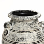 Vingate White and Black 18.3-Inch Tall Urn Vase - Image 6