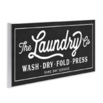 Vintage Laundry Sign - Print on Canvas - Image 2