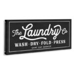 Vintage Laundry Sign Cursive by Lettered And Lined - Graphic Art - Image 2