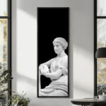 Vintage Pine Tree Drawing Classic Country Rustic Artwork - Extra Large Framed Wall Art Canvas Print - Image 5