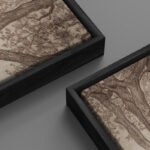 Vintage Pine Tree Drawing Classic Country Rustic Artwork - Extra Large Framed Wall Art Canvas Print - Image 8