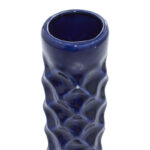 Vogelsang Ceramic Decorative Dark Blue Vase with Varying Patterns Set - Image 6