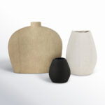 Voltaire Ceramic Vase Set of 3 (Set of 3)