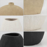 Voltaire Ceramic Vase Set of 3 (Set of 3) - Image 4