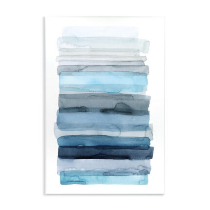 Water Inspired Abstract Lines by Grace Popp – Painting Print - Chic Decora