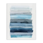 Water Inspired Abstract Lines by Grace Popp - Painting Print - Image 7