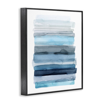 Water Inspired Abstract Lines by Grace Popp – Painting Print - Chic Decora