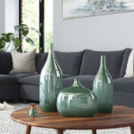 Weedman 3-Piece Set of Ceramic Table Vases