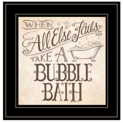 When All Else Fails Framed Wall Art for Living Room, Home Wall Decor Framed Print by Deb Strain - Chic Decora