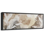 Whispers Of Nature Abstract Watercolor Botanical Decor Modern Organic Framed Canvas Print Wall Art - Image 5