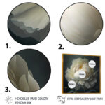 White Blossoming Peony On Black I - Peony Wall Art - Image 4