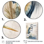 Whylie Heron By The Waterside Watercolour I - Heron Canvas Art - Image 4