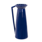 Witold Sapphire Blue Short Ceramic Pitcher - Image 7