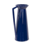 Witold Sapphire Blue Short Ceramic Pitcher