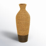 Wolton Brown/Dark Brown Seagrass Table Vase - Image 3