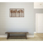 Wood Framed Wall Décor with Raised Paddles - Image 4