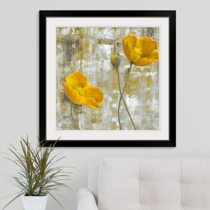 Yellow Flowers ” Yellow Flowers I ” by Carol Black - Chic Decora