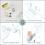 Zen Stones Bright Purple Orchid Calming Candles Bathroom & Laundry Décor On Canvas Print Wall Art - Image 5