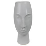 Abhaki 10" Stoic Face Vase - Image 7