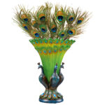 Grand Plumage Peacock Table Vase - Image 7
