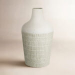 Metal Textured Decorative Vase - Image 7