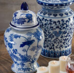 Blue Garden Bird and Blossom Ginger Jar - Image 7