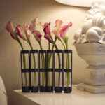 Nacomia Adjustable Six-Tube Hinged Vases on Rings Stands - Image 5