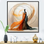 Abstract Contemporary African Dancer I - Woman African American Wall Art - Image 8
