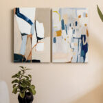 " Diagramme I " 2 - Pieces Painting Print - Image 7