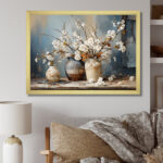 Pottery And Flowers Still Life I - Trees Wall Art - Image 8