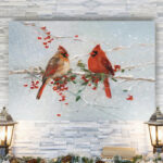 " Cardinals In Winter " - Image 4