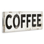 Coffee Typography Vintage Sign by Jennifer Pugh - Textual Art Print - Image 8