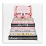 High Fashion Bookstack Padded Bag - Advertisements Print - Image 8