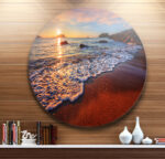 Stunning Ocean Beach at Sunset - Beach Photograph Print on Canvas, Beach wall art print - Image 7