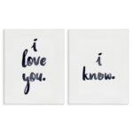 Glam I Love You Phrase 2 pc Wall Plaque by House of Lulu - Image 8