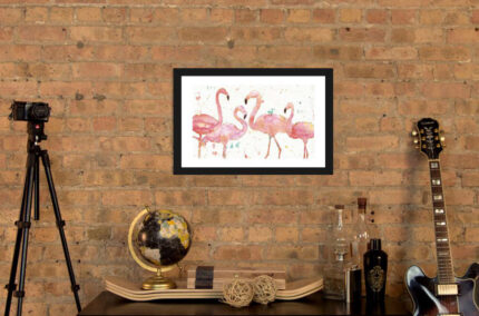 ” Flamingo Fever I ” by Anne Tavoletti - Chic Decora