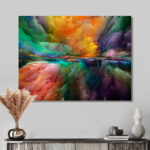 Gerard Colorful and Dark Gradient Clouds - Graphic Art on Canvas - Image 6