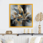 Grey Soft Colors Marble Abstract II - Abstract Marble Canvas Print, - Image 6