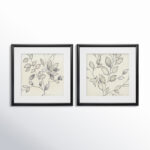 " Whispering Leaves " 2 - Pieces Painting Print - Image 8