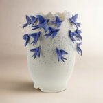 Euphemia Ceramic / Porcelain Floor Vase - Image 6