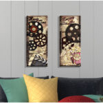 " Movie Night! Classic Old-Fashioned Cinema Enjoy The Show And Movie Time " by Tre Sorelle Studios 2 - Pieces - Image 6