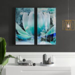 " Painted Petals XXIV " by Tristan Scott 2 - Pieces - Image 3