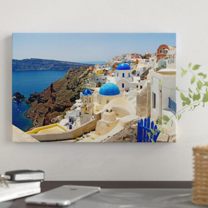” Oia, Santorini, Cyclades Islands, Greece ” by Panoramic Images - Chic Decora