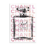 Perfume Bottle with Words' Graphic Art Print - Image 8