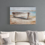 " Embellished Whitewashed Boat " - Image 4
