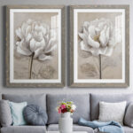 "Soft White I" 2-Piece Painting Print Set - Image 7