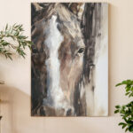 " Cropped Equine Study II " Painting Print - Image 8