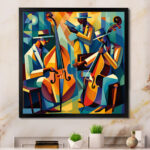 Jazz Performance On Stage II - Music Jazz Large Wall Art - Image 4