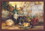 " Le Chateau Wines/Cheese/Grapes/Bread/Country Tuscan " by Marilyn Hageman - Image 3
